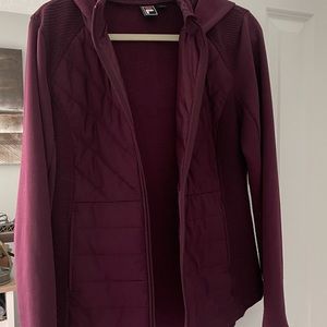 FILA fleece athletic zip up